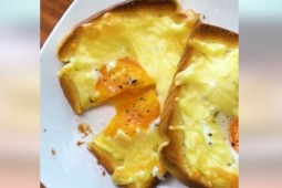 Tostadas de Huevo y Queso