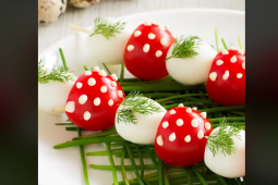 Brochetas de Tomate y Huevo